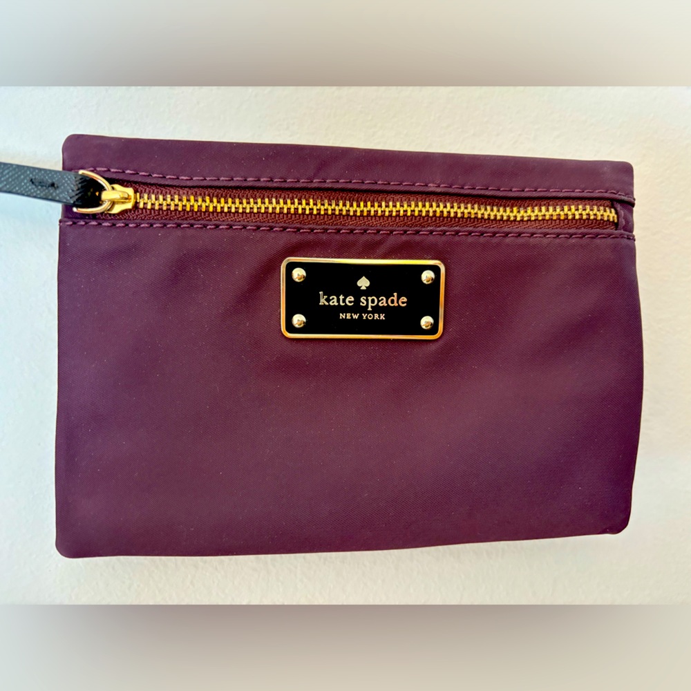 Burgandy Kate Spade Pouch